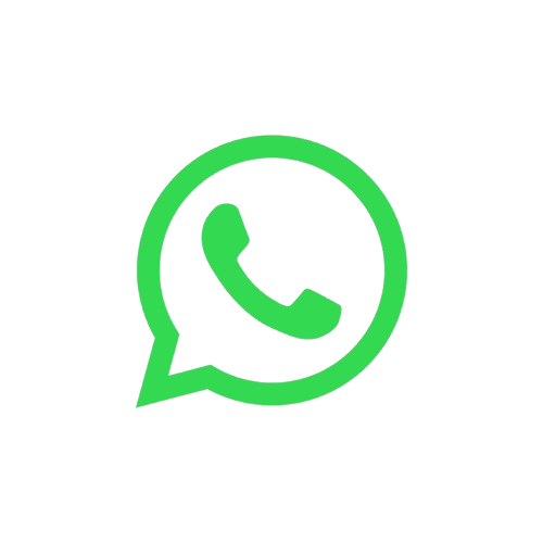 Icono oficial de WhatsApp en color verde.