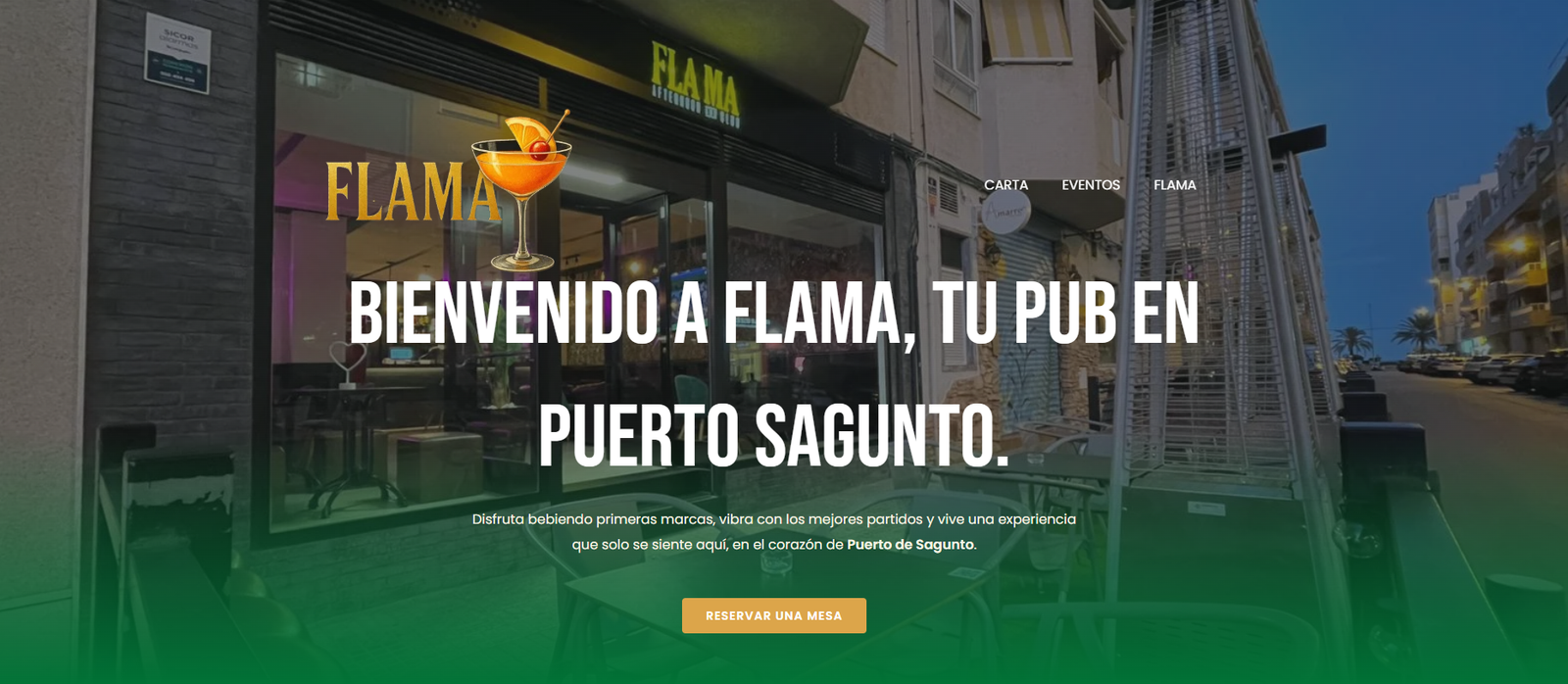 Proyecto de diseño web para Flama